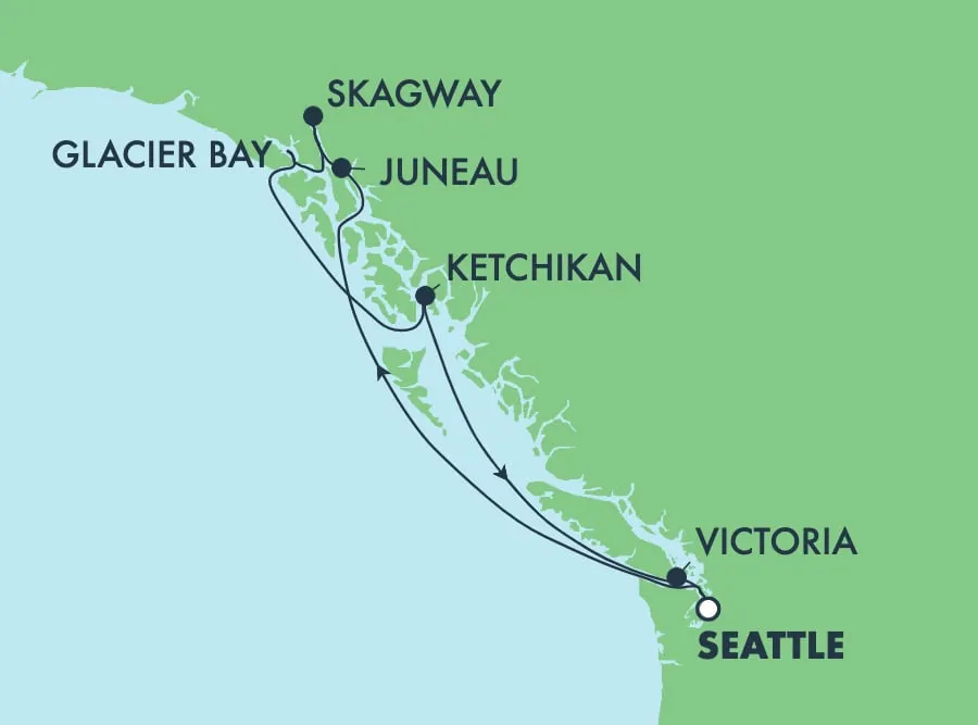 encore cruise map path