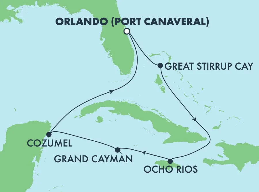 prima cruise map path