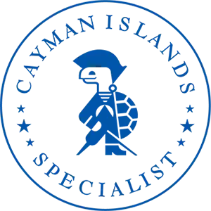 Cayman Islands Specialist badge logo.