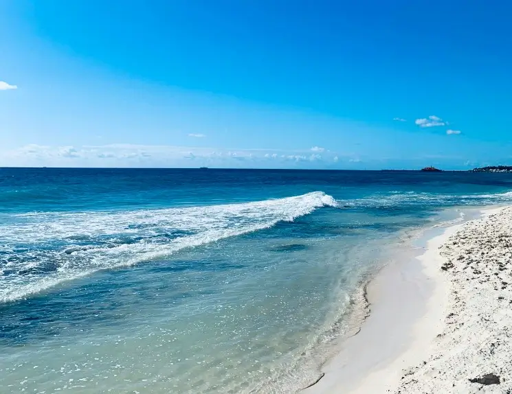 A stunning beach in Mexico.